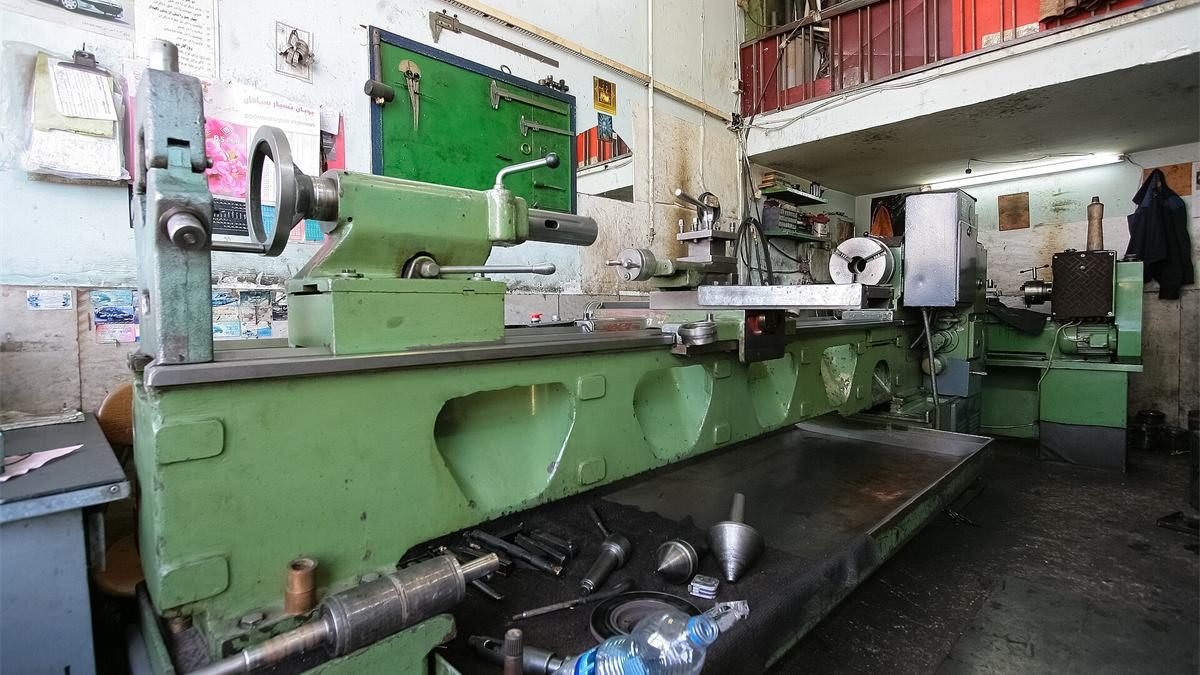 Workshop machine representing the EPS skills test for Korea factory jobs