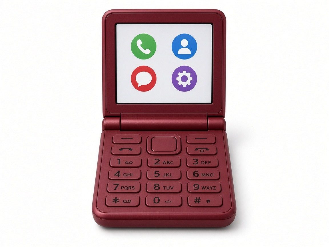 Nokia 2360 Flip open showing keypad and main display