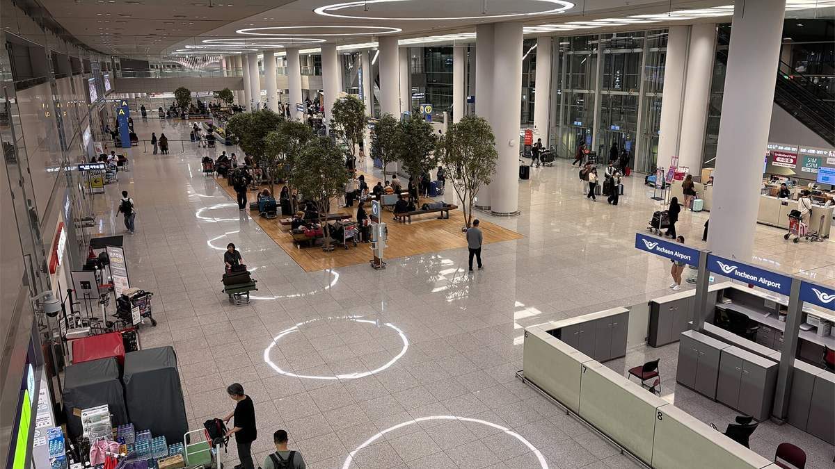 Incheon International Airport arrival hall where EPS workers from Bangladesh land in South Korea