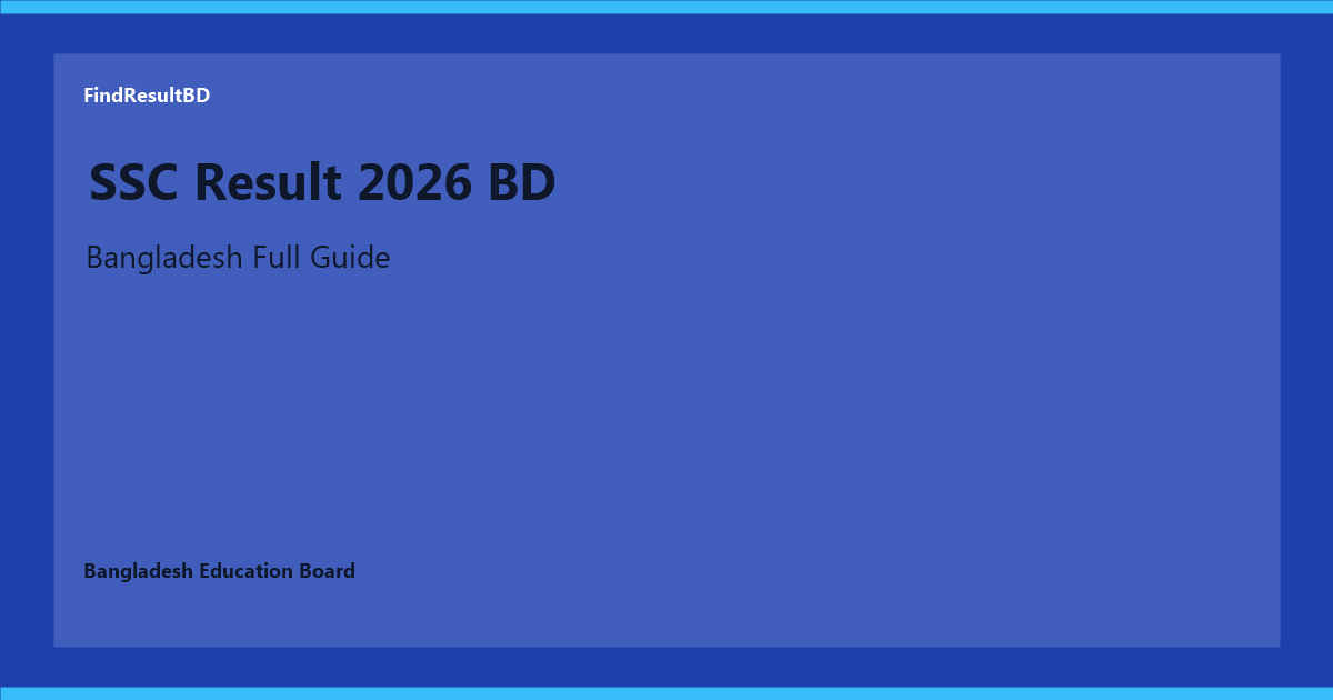 SSC Result 2026 BD Bangladesh online check guide