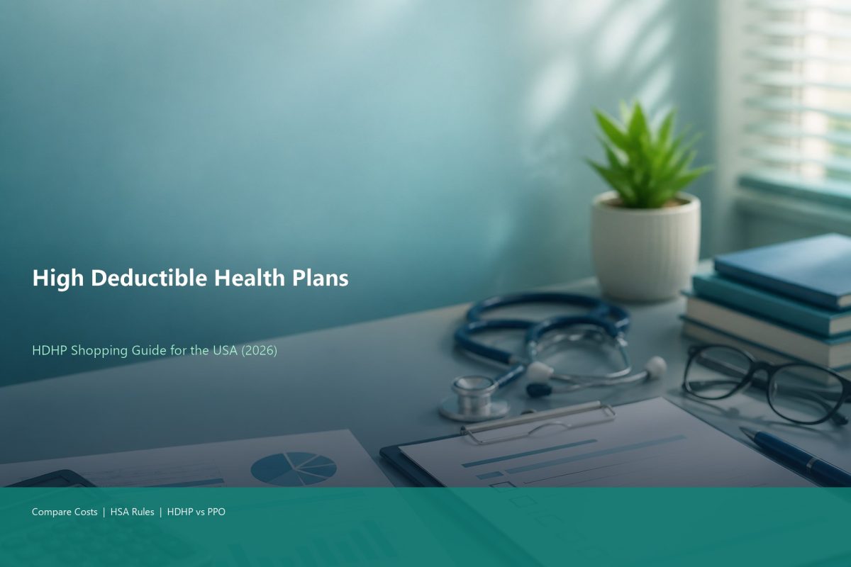 High deductible health plans USA HDHP shopping guide cover