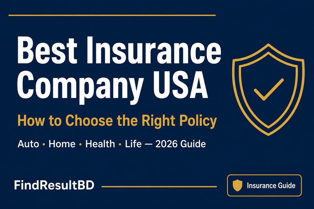 Best Insurance Company in USA 2026 guide cover