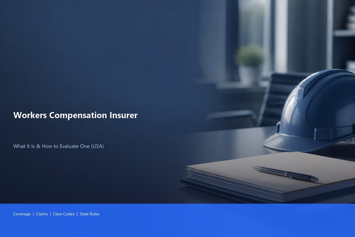 Workers compensation insurer USA guide cover