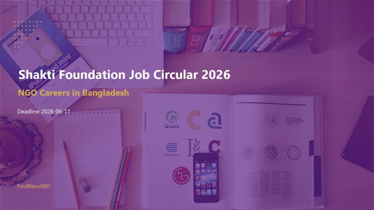 Shakti Foundation Job Circular 2026: NGO Careers in Bangladesh cover – FindResultBD