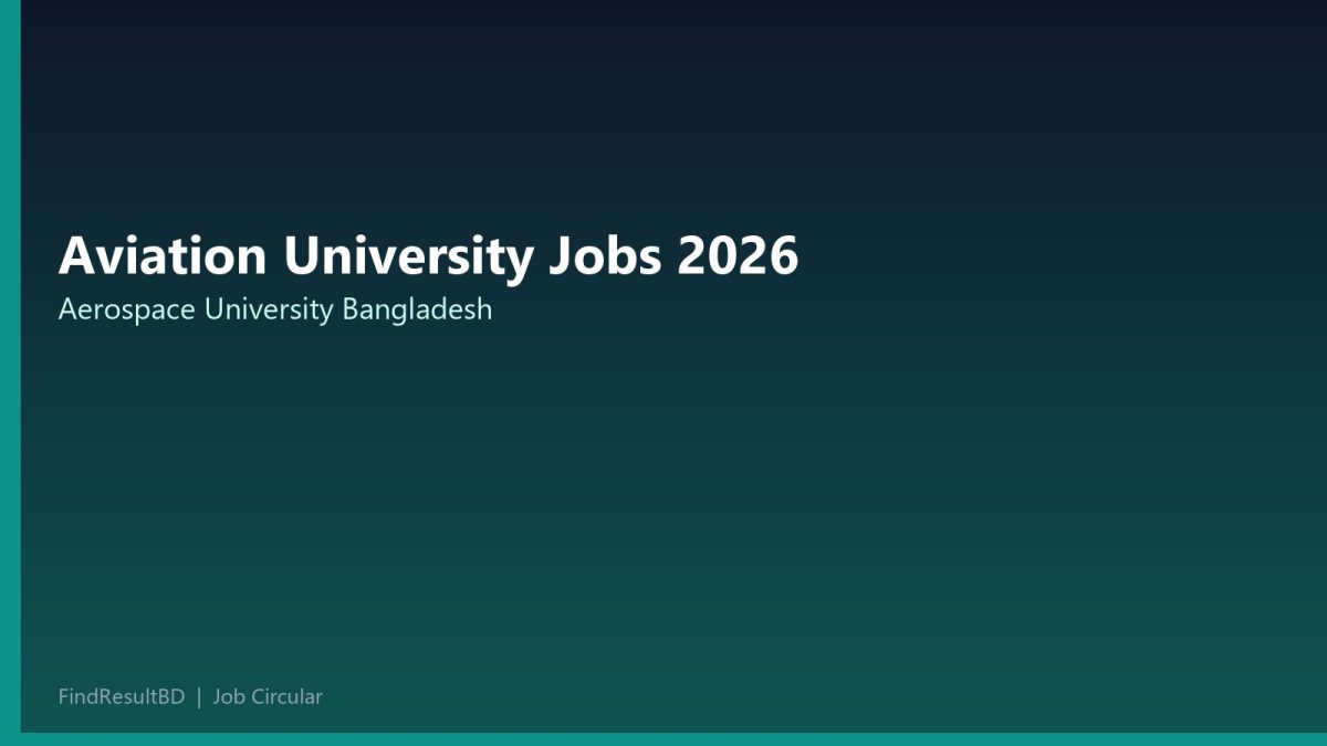 Aviation University Jobs 2026