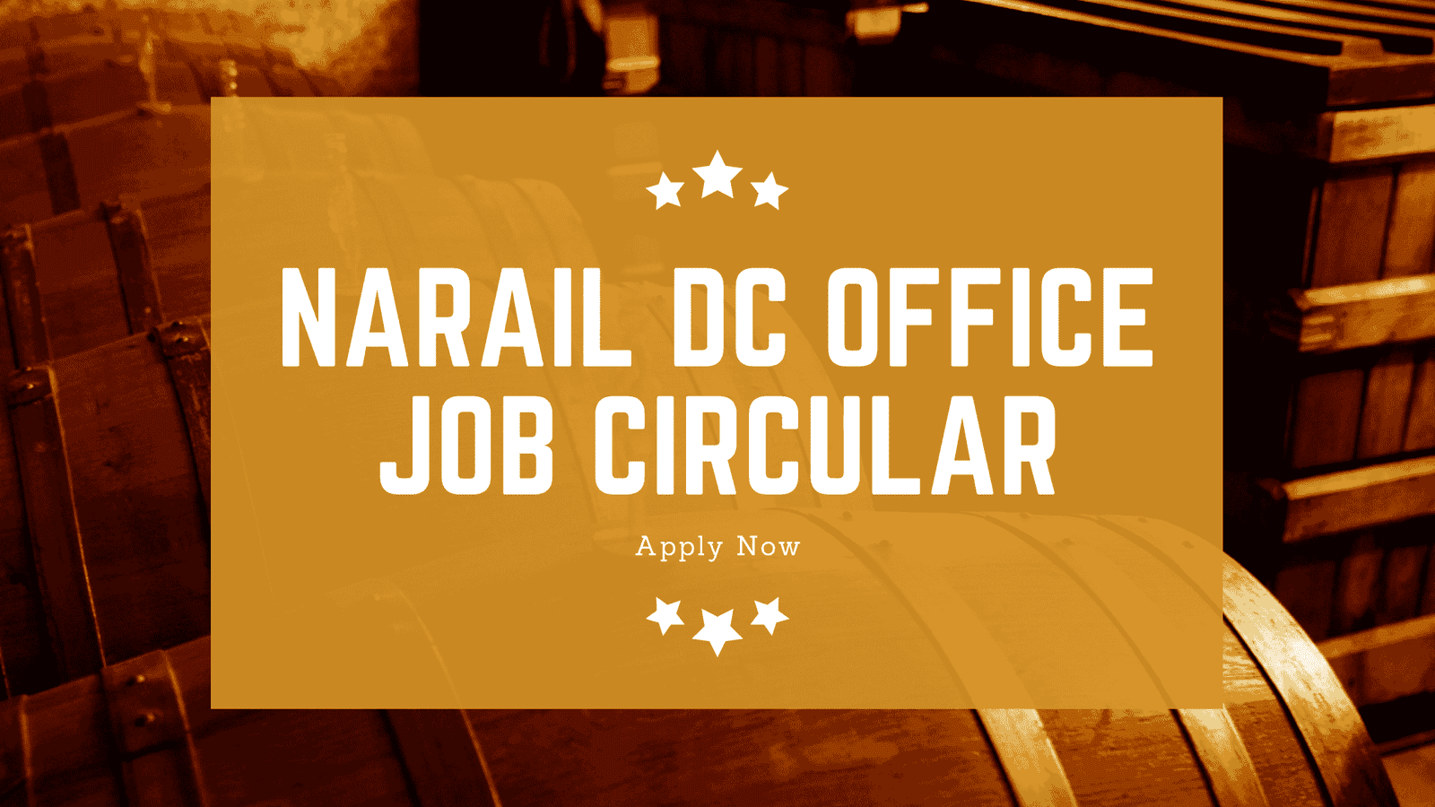 Narail DC Office Job Circular