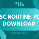 SSC Exam Routine