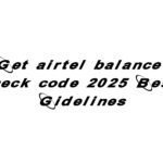 airtel balance check code